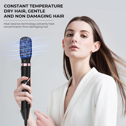 Hair dryer on white background, ready for styling.